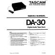 TEAC DA30 Service Manual cover photo