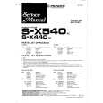 PIONEER SX440XE Service Manual cover photo