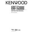 KENWOOD KRF-V7200D Owner's Manual cover photo
