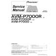 PIONEER AVM-P7000/ES Service Manual cover photo