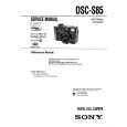 SONY DSCS85 Service Manual cover photo