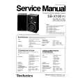 TECHNICS SB-X100 Service Manual cover photo