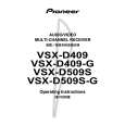PIONEER VSX-D409/BXJI Owner's Manual cover photo