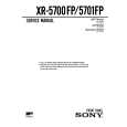 SONY XR5700FP Service Manual cover photo