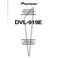 PIONEER DVL919 Owner's Manual cover photo