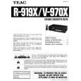 TEAC R919X Owner's Manual cover photo