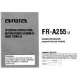 AIWA FRA255 Owner's Manual cover photo