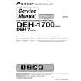 PIONEER DEH-1700/XM/UC Service Manual cover photo