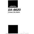 ONKYO DX6620 Owner's Manual cover photo