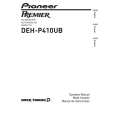 PIONEER DEH-P410UB/XS/UC Owner's Manual cover photo