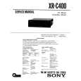 SONY XRC400 Service Manual cover photo