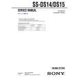 SONY SSDS14 Service Manual cover photo