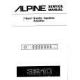 ALPINE 3210 Service Manual cover photo