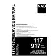 NAD 117 AV STEREO PRE-AMPLIFIERSM Service Manual cover photo