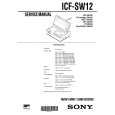 SONY ICFSW12 Service Manual cover photo