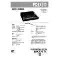 SONY PSLX910 Service Manual cover photo