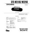 SONY CFS-W318S Service Manual cover photo