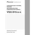 PIONEER VSX-915-K/MYXJ Owner's Manual cover photo