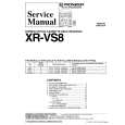 PIONEER XRVS8 Service Manual cover photo