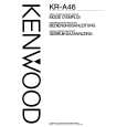 KENWOOD KR-A46 Owner's Manual cover photo