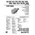 SONY CCD-TR100 Owner's Manual cover photo