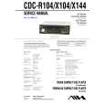 SONY CDCR104 Service Manual cover photo
