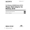 SONY MSACFD1B Owner's Manual cover photo