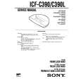 SONY ICFC390 Service Manual cover photo