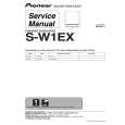 PIONEER SW1EX Service Manual cover photo