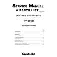 CASIO TV350B Service Manual cover photo