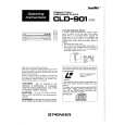 PIONEER CLD-901 Owner's Manual cover photo