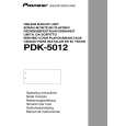 PIONEER PDK-5012 Owner's Manual cover photo