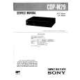 SONY CDPM29 Service Manual cover photo