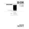 SONY SS-D290 Service Manual cover photo