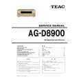 TEAC AG-D8900 Service Manual cover photo