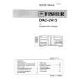 FISHER DAC2415 Service Manual cover photo