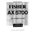 FISHER AX5700 Service Manual cover photo