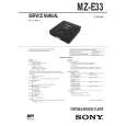 SONY MZE33 Service Manual cover photo