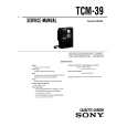 SONY TCM-39 Service Manual cover photo