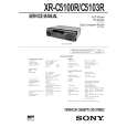 SONY XRC5103R Service Manual cover photo