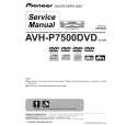 PIONEER AVHP7500DVD Service Manual cover photo