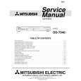 MITSUBISHI DD7040 Service Manual cover photo