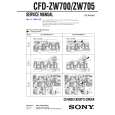 SONY CFDZW700 Service Manual cover photo