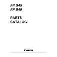 CANON FP B40 Parts Catalog cover photo