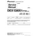 PIONEER DEX-G8057ZTS5/XHUC Service Manual cover photo