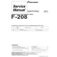 PIONEER F208 Service Manual cover photo