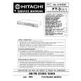 HITACHI FT3 Service Manual cover photo
