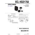 SONY VCLHGD1758 Service Manual cover photo