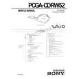 SONY PCGACDRW52 Service Manual cover photo