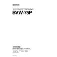 SONY BVW75P V2 Service Manual cover photo